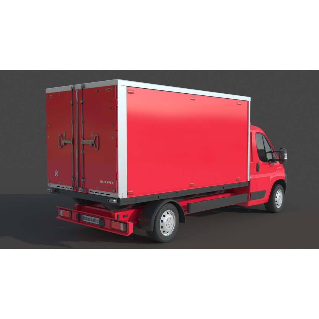 Ducato Double Cabin Case 3D Model – High-Detail Vehicle Asset, FBX, OBJ - View 8