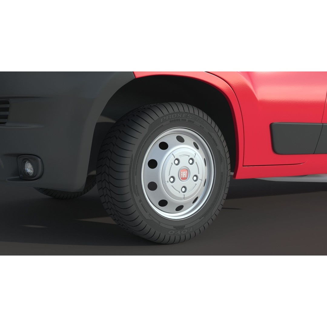 Ducato Double Cabin Case 3D Model – High-Detail Vehicle Asset, FBX, OBJ - View 9