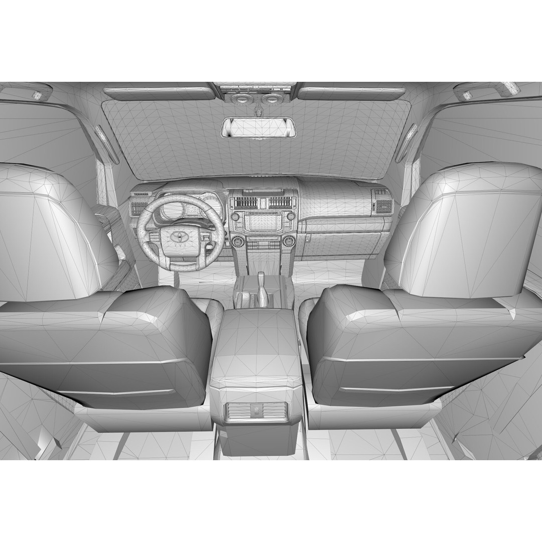 Toyota 4Runner 2022 3D Model – Full Accessories, FBX & Blender - View 10