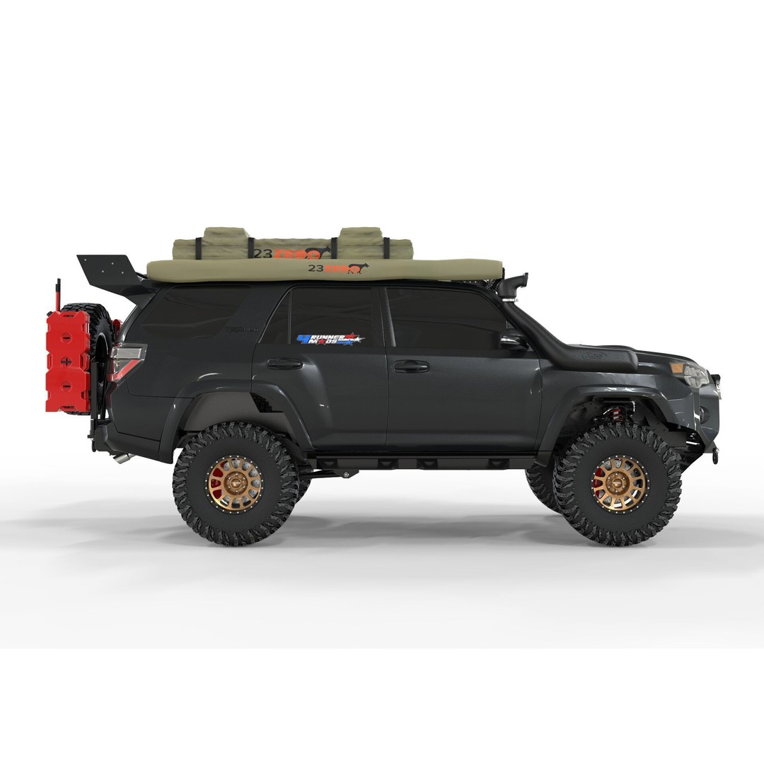 Toyota 4Runner 2022 3D Model – Full Accessories, FBX & Blender - View 4