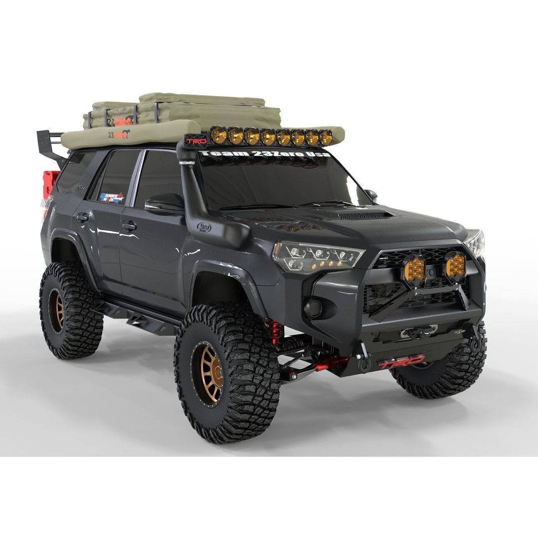 Toyota 4Runner 2022 3D Model – Full Accessories, FBX & Blender - View 8