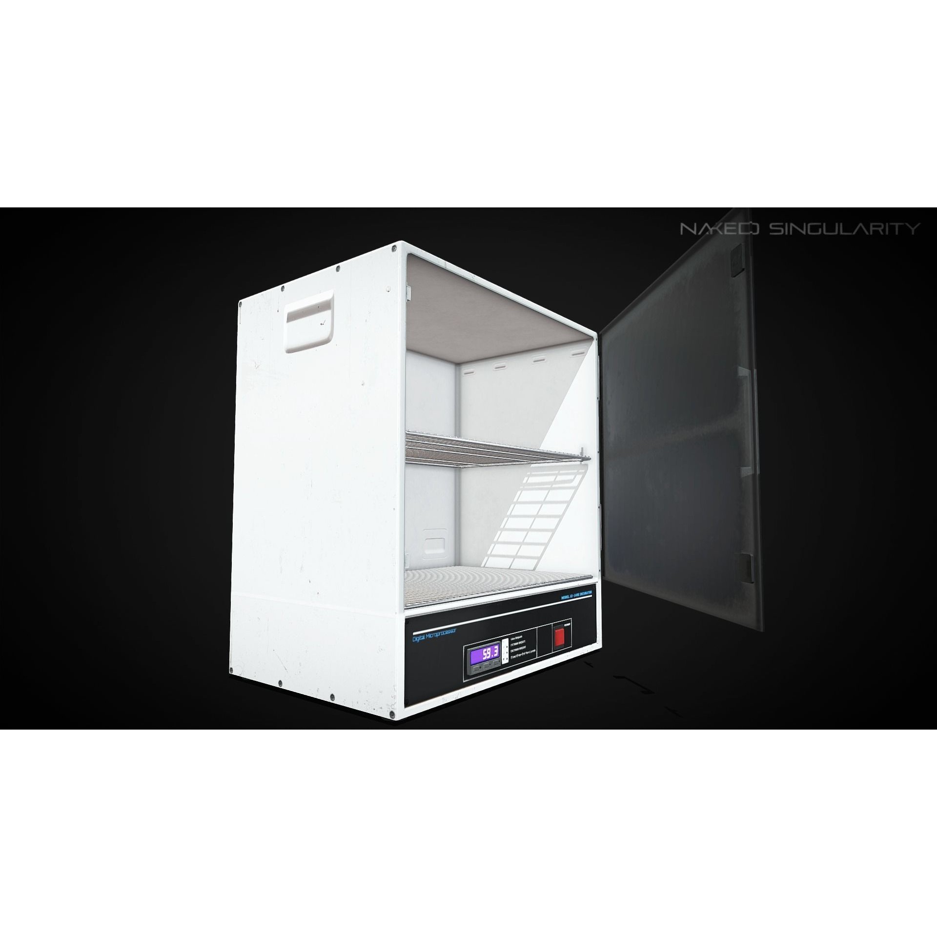 Digital Incubator - Low-Poly Game-Ready 3D Model - View 3