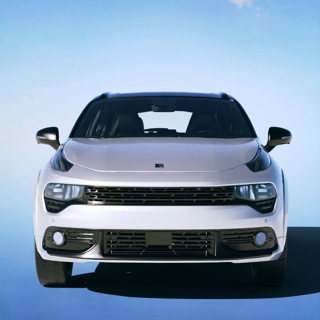 Lynk And Co 02 3D Model – Low Poly SUV with Game-Ready Features, FBX - View 6