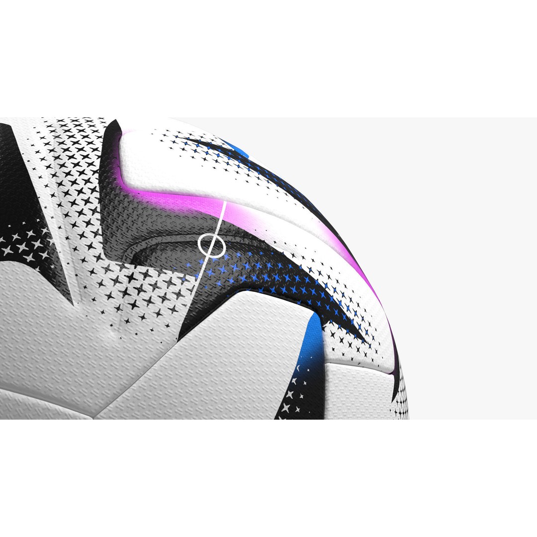 Decathlon Ligue 1 25-26 Soccer Ball 3D Model – PBR High-Quality Game Asset - View 4