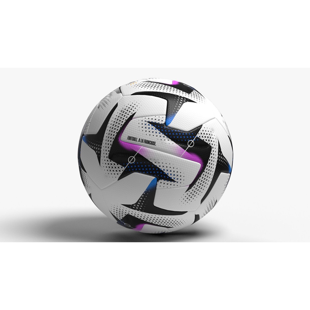 Decathlon Ligue 1 25-26 Soccer Ball 3D Model – PBR High-Quality Game Asset - View 7