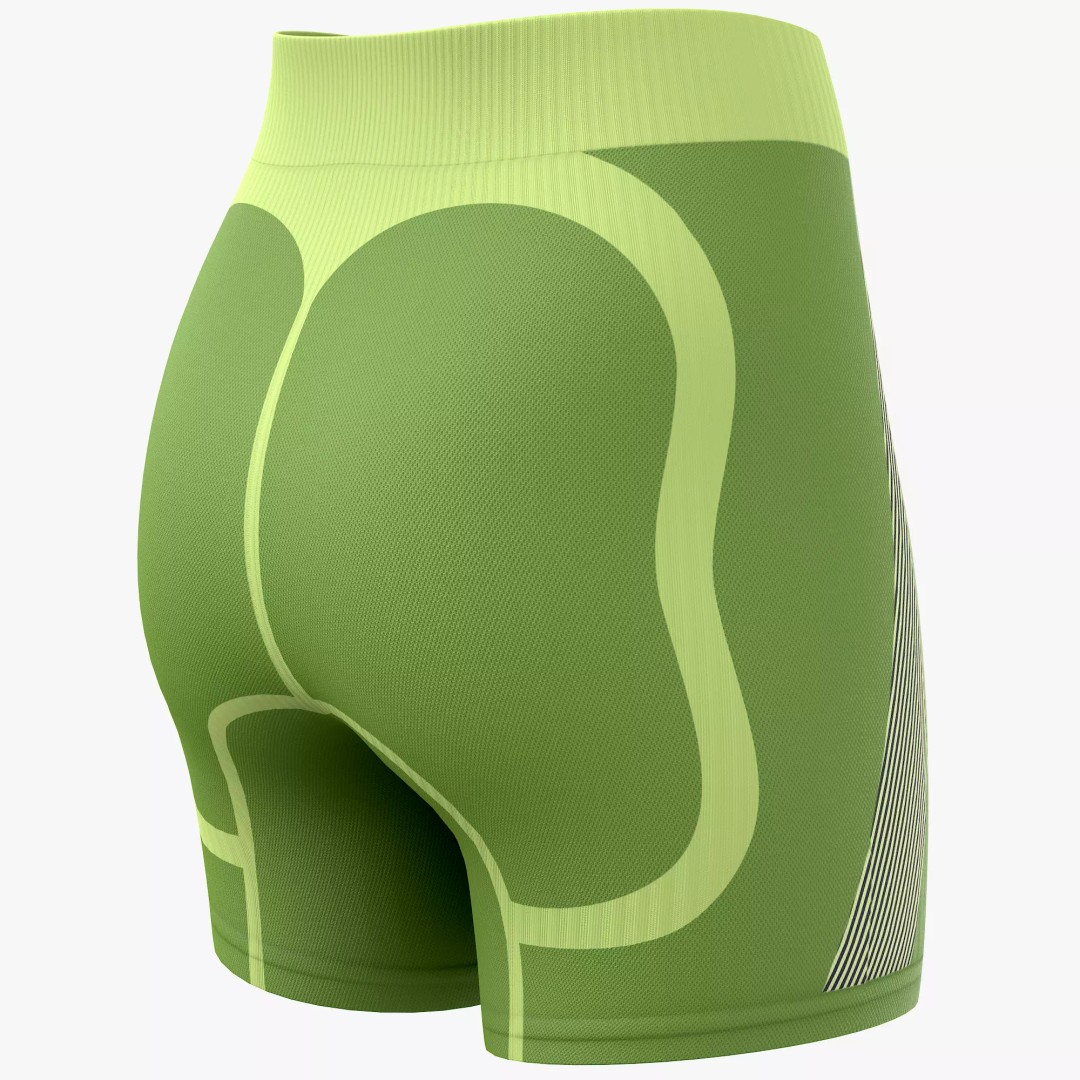 Sport Shorts 3D Model – Low Poly Clothing Asset, FBX, OBJ, Blender - View 6