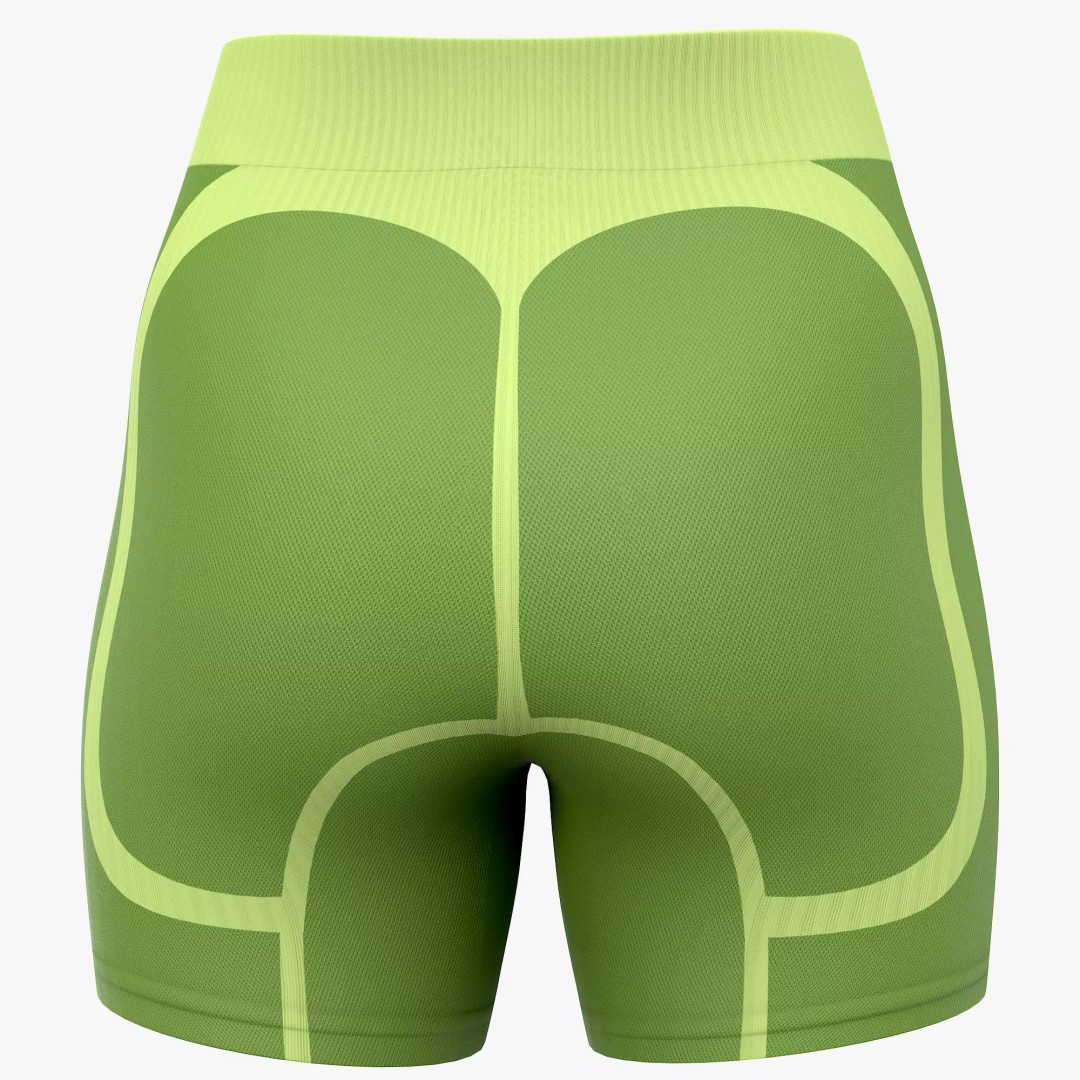 Sport Shorts 3D Model – Low Poly Clothing Asset, FBX, OBJ, Blender - View 8