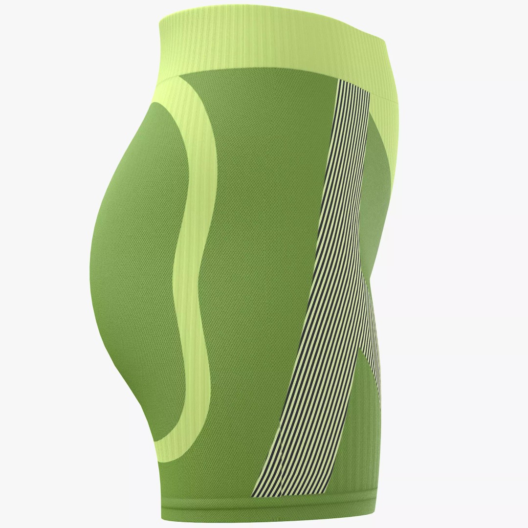 Sport Shorts 3D Model – Low Poly Clothing Asset, FBX, OBJ, Blender - View 9