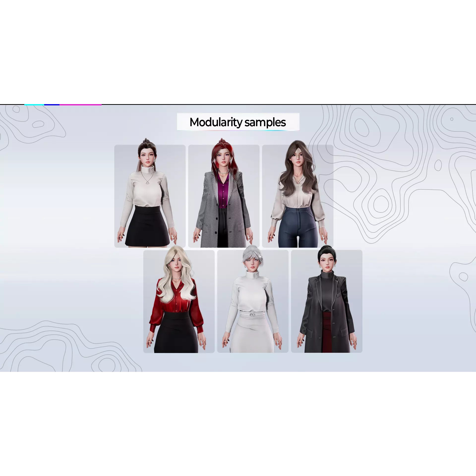 Business Lady - Low-Poly Game-Ready 3D Model - View 11