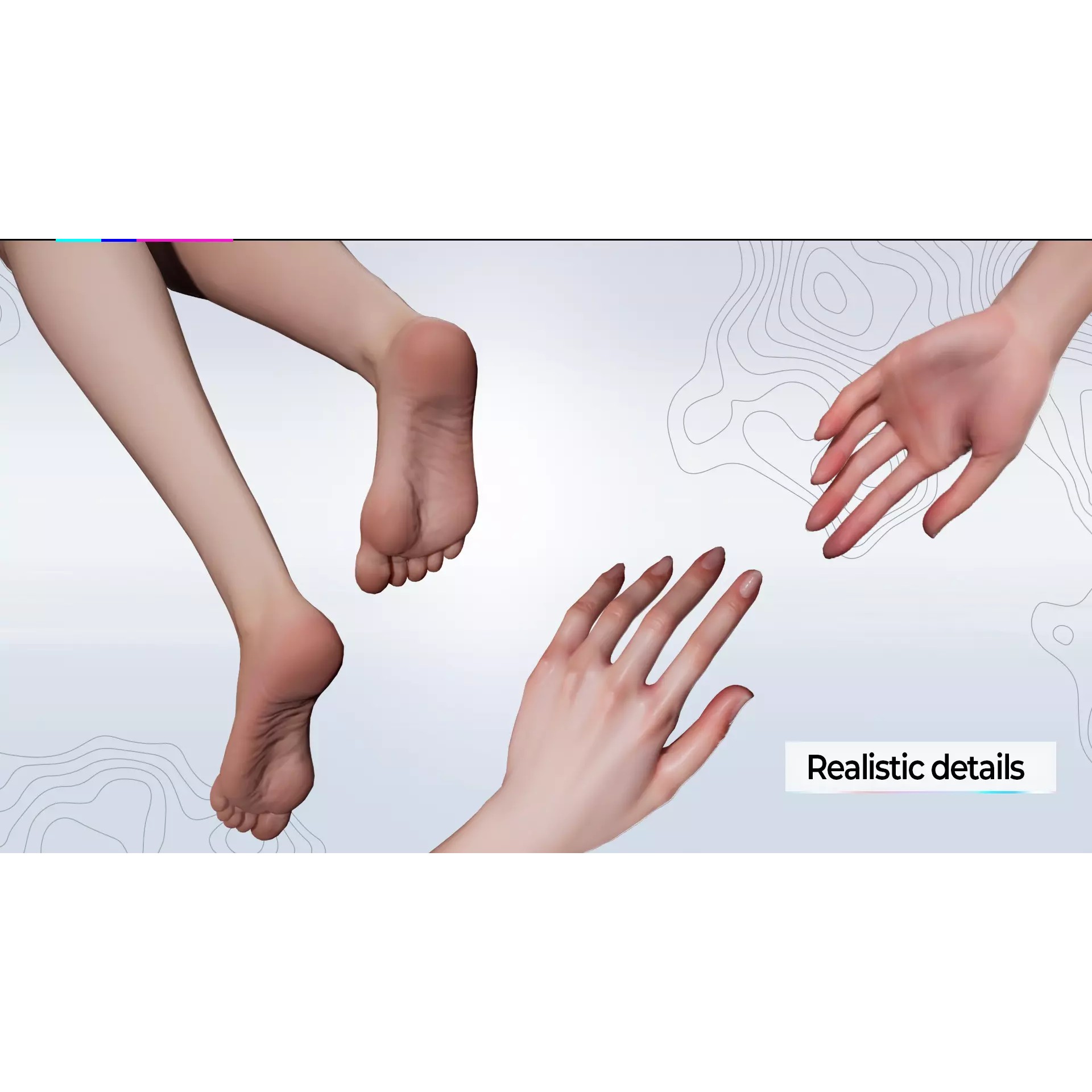 Business Lady - Low-Poly Game-Ready 3D Model - View 13