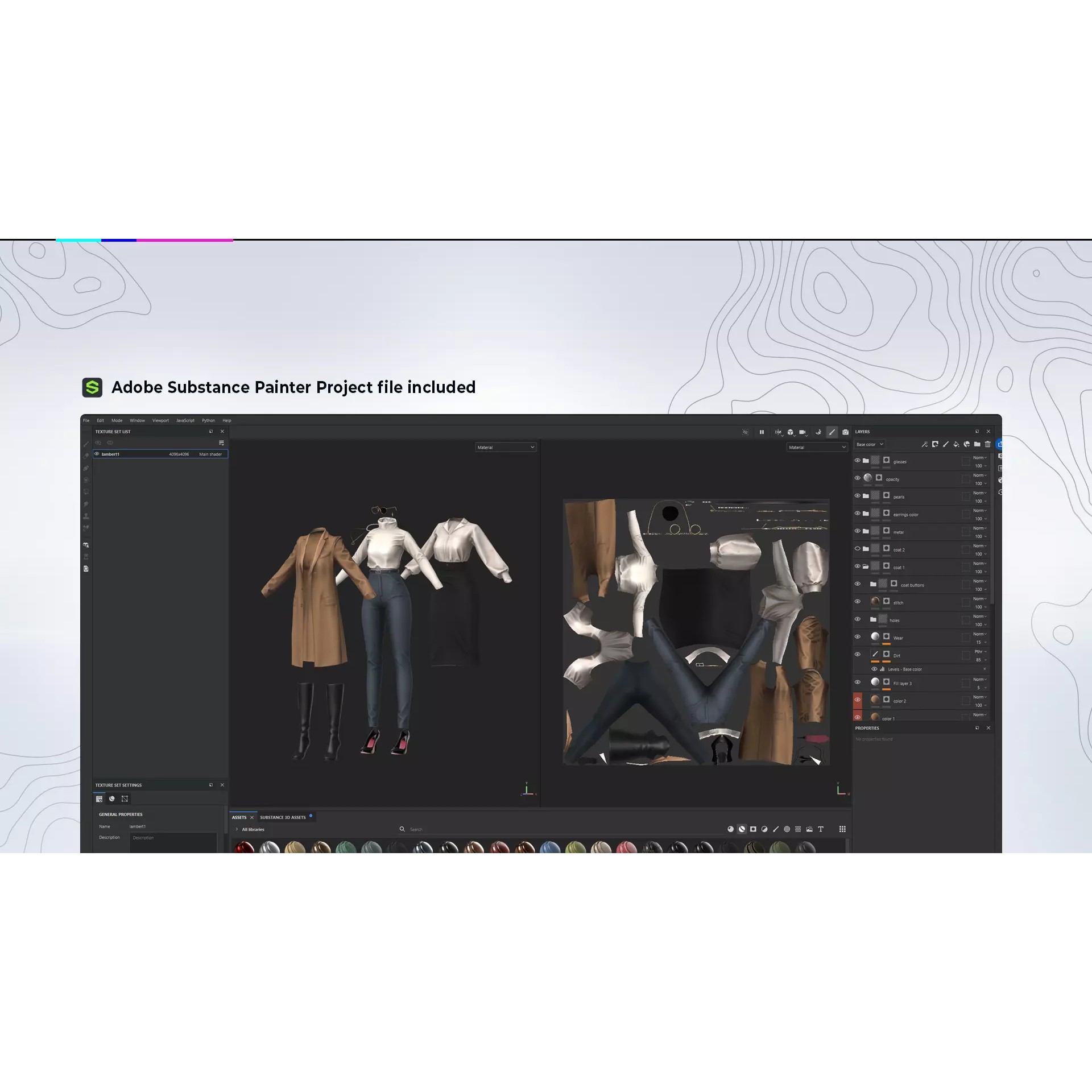 Business Lady - Low-Poly Game-Ready 3D Model - View 23