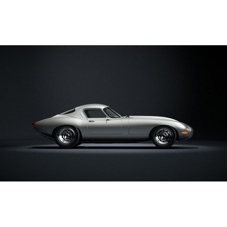 Jaguar Eagle E Low Drag GT - Game-Ready 3D Model