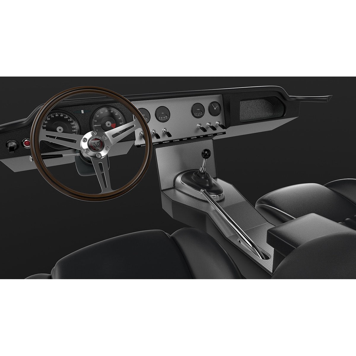 Jaguar Eagle E Low Drag GT - Game-Ready 3D Model - View 12