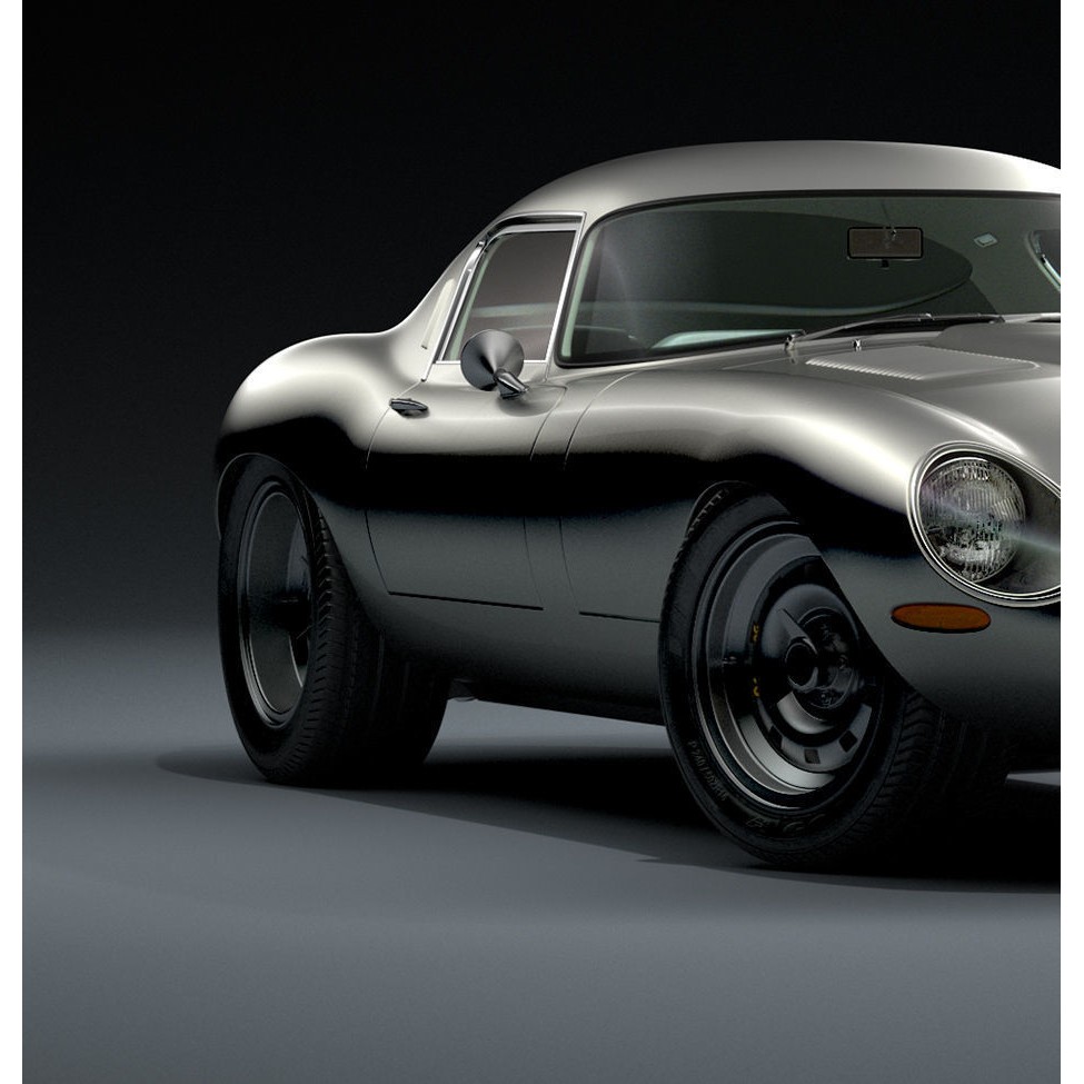 Jaguar Eagle E Low Drag GT - Game-Ready 3D Model - View 3