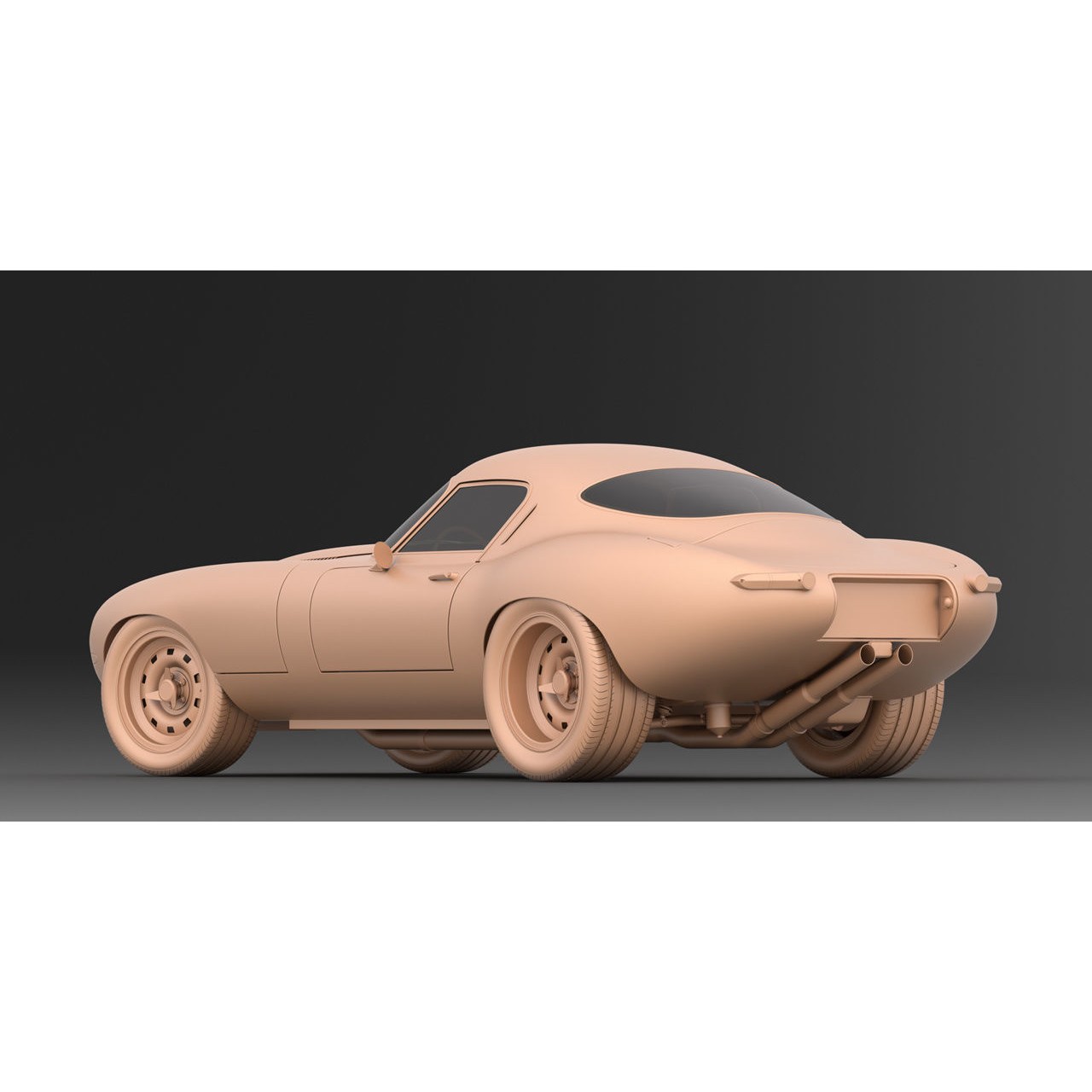 Jaguar Eagle E Low Drag GT - Game-Ready 3D Model - View 7