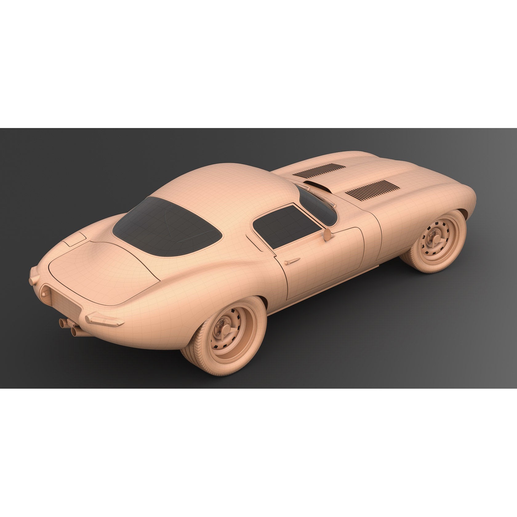 Jaguar Eagle E Low Drag GT - Game-Ready 3D Model - View 8