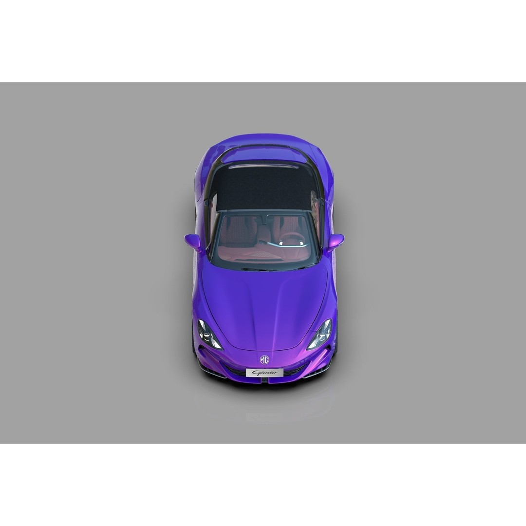 MG Cyberster 3D Model – High Poly Sport Car Interior, FBX, OBJ, Blender - View 17