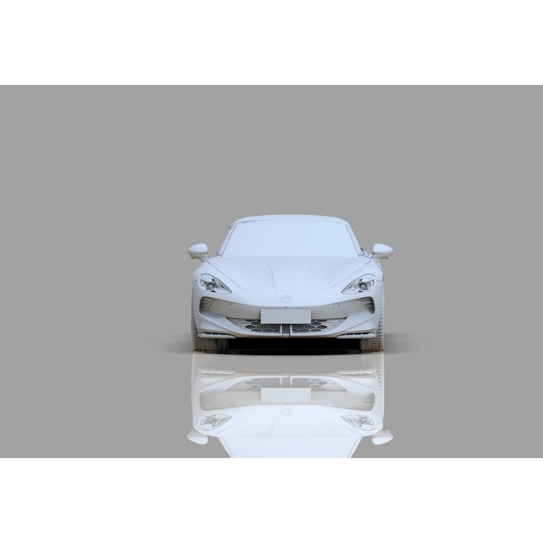 MG Cyberster 3D Model – High Poly Sport Car Interior, FBX, OBJ, Blender - View 32