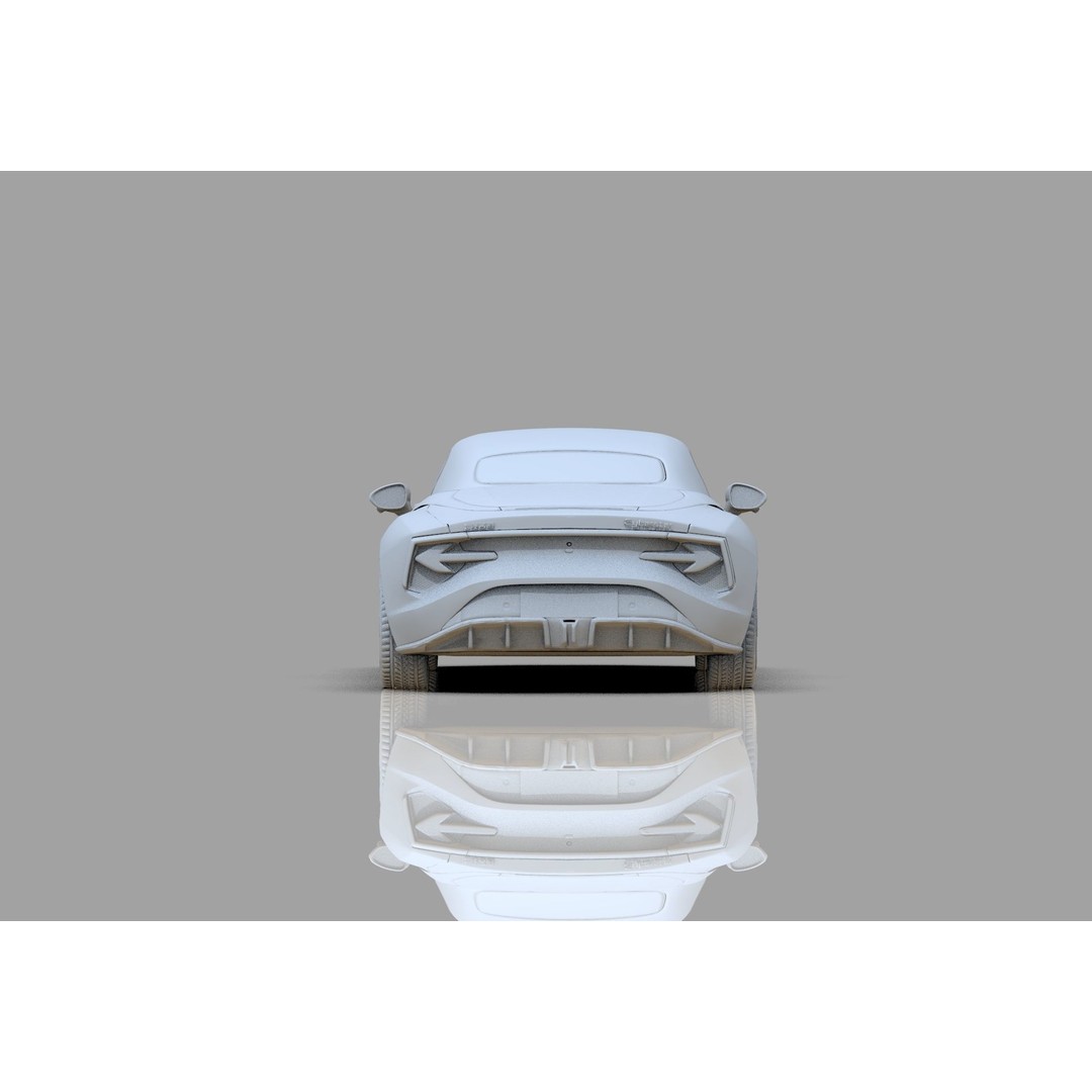 MG Cyberster 3D Model – High Poly Sport Car Interior, FBX, OBJ, Blender - View 33
