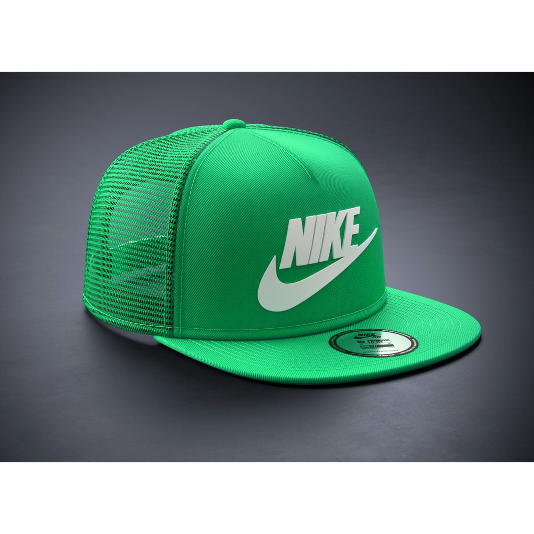 Baseball Cap 3D Model – Realistic Snapback Design, FBX, OBJ - View 10