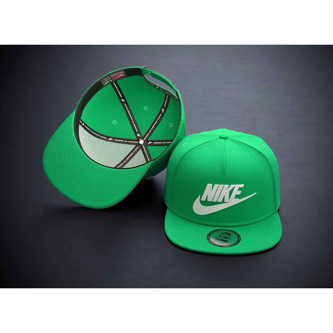 Baseball Cap 3D Model – Realistic Snapback Design, FBX, OBJ - View 3