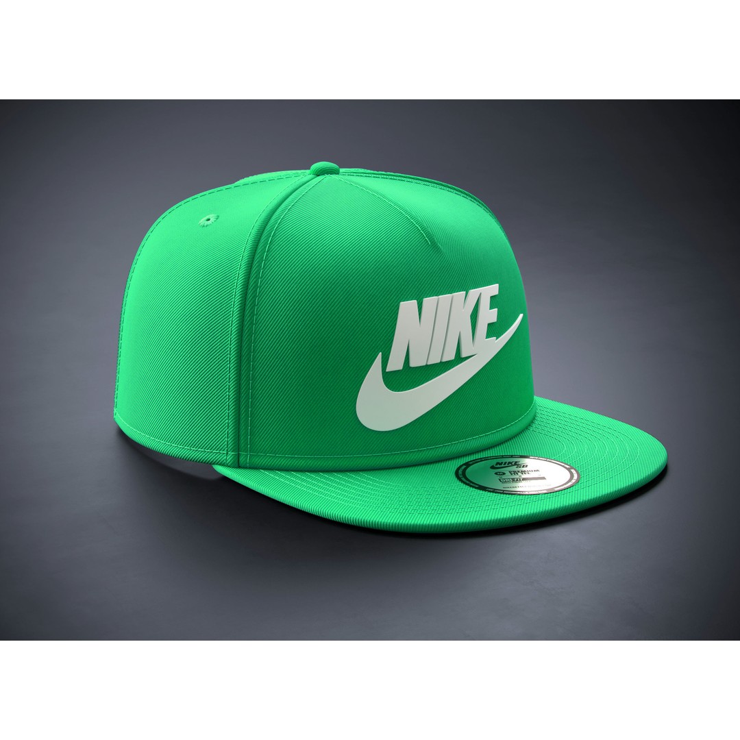 Baseball Cap 3D Model – Realistic Snapback Design, FBX, OBJ - View 7