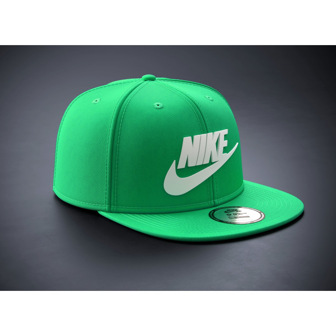 Baseball Cap 3D Model – Realistic Snapback Design, FBX, OBJ - View 8