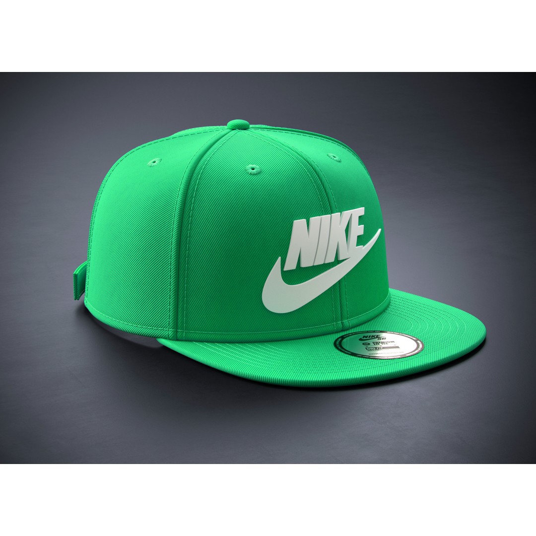 Baseball Cap 3D Model – Realistic Snapback Design, FBX, OBJ - View 9