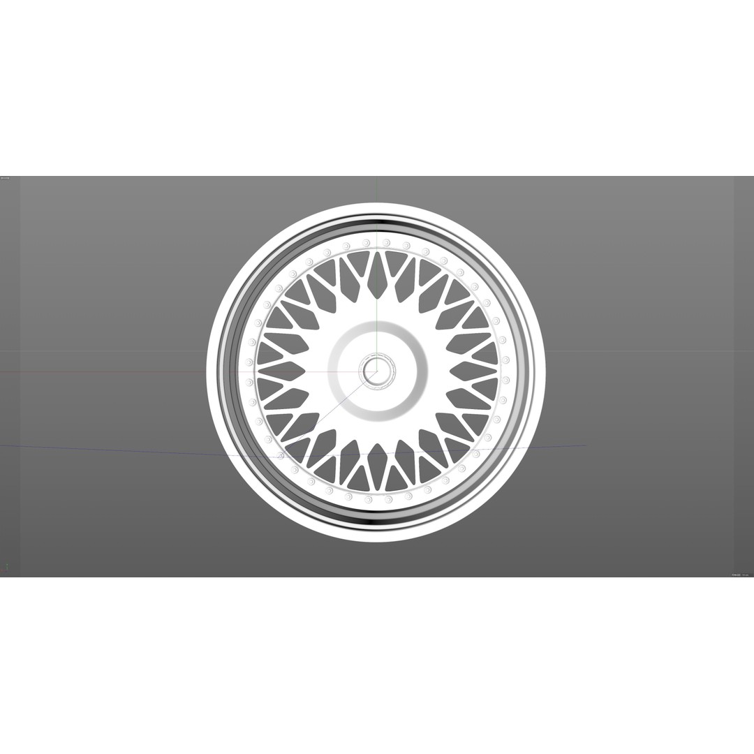 HRE VintageSeries 501 FMR 3D Model – Low Poly Vehicle Part, FBX, OBJ - View 19