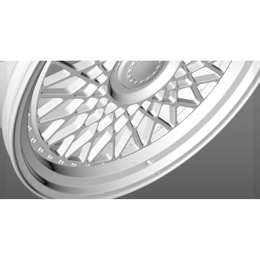 HRE VintageSeries 501 FMR 3D Model – Low Poly Vehicle Part, FBX, OBJ - View 21