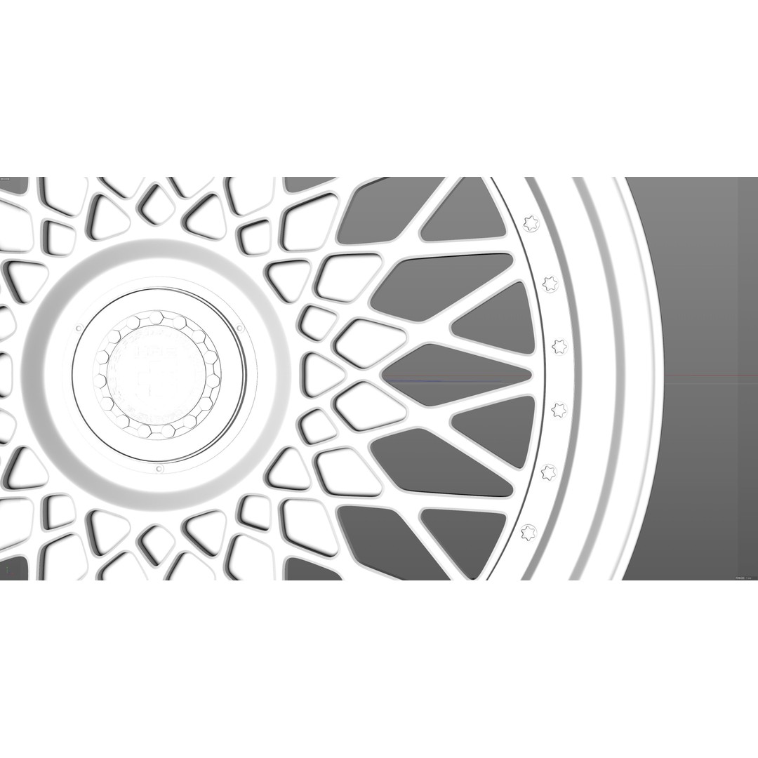 HRE VintageSeries 501 FMR 3D Model – Low Poly Vehicle Part, FBX, OBJ - View 25