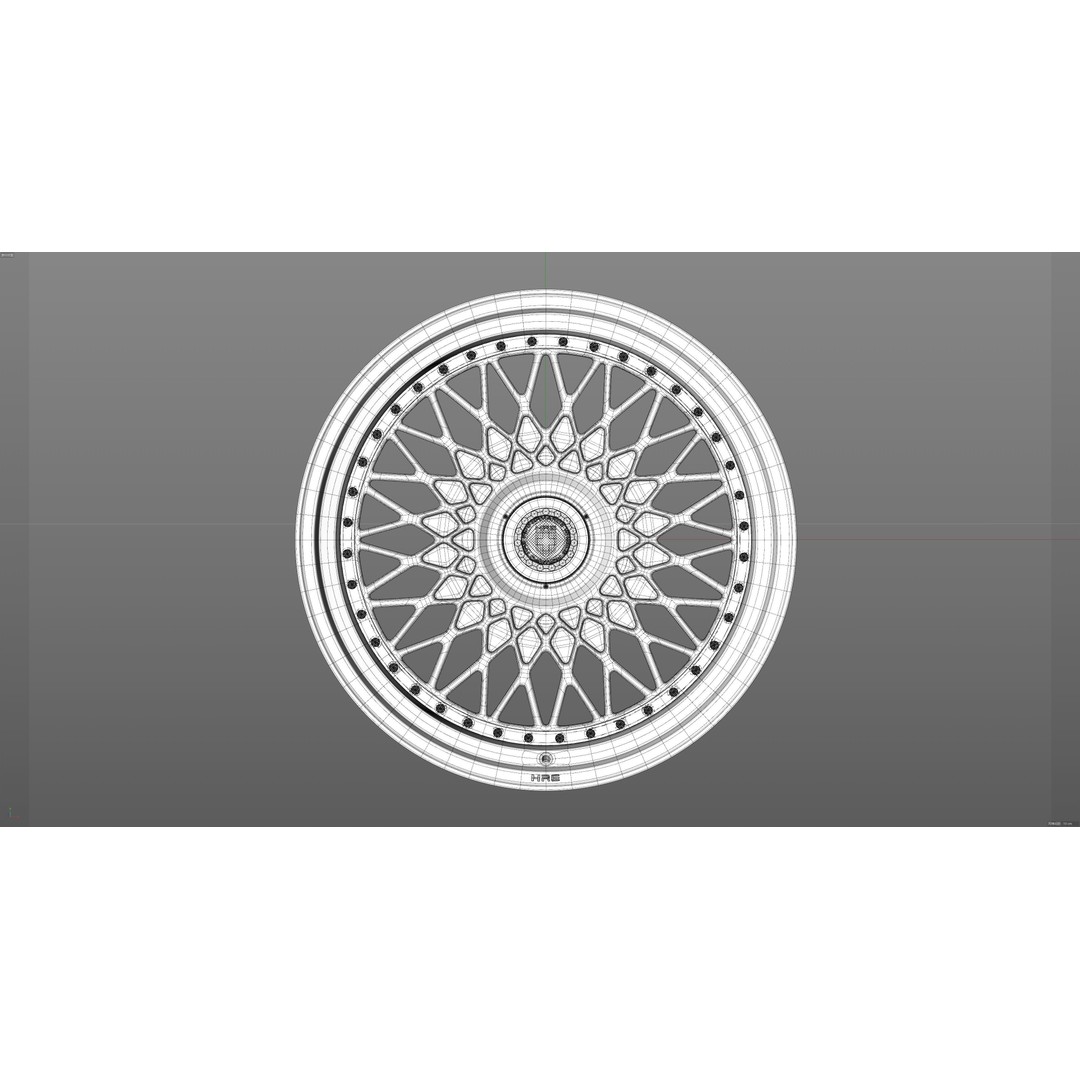 HRE VintageSeries 501 FMR 3D Model – Low Poly Vehicle Part, FBX, OBJ - View 27