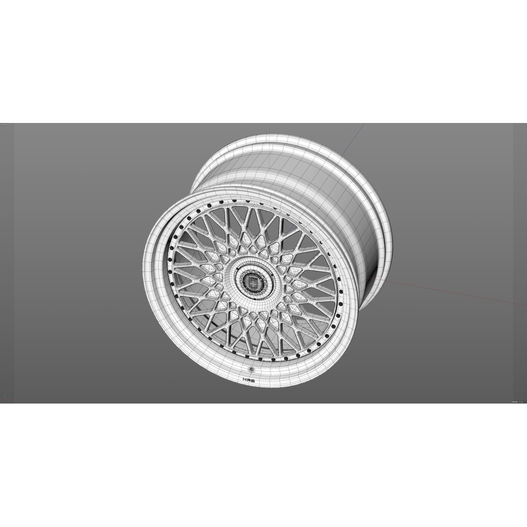 HRE VintageSeries 501 FMR 3D Model – Low Poly Vehicle Part, FBX, OBJ - View 28