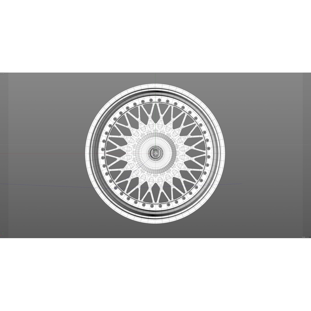 HRE VintageSeries 501 FMR 3D Model – Low Poly Vehicle Part, FBX, OBJ - View 30