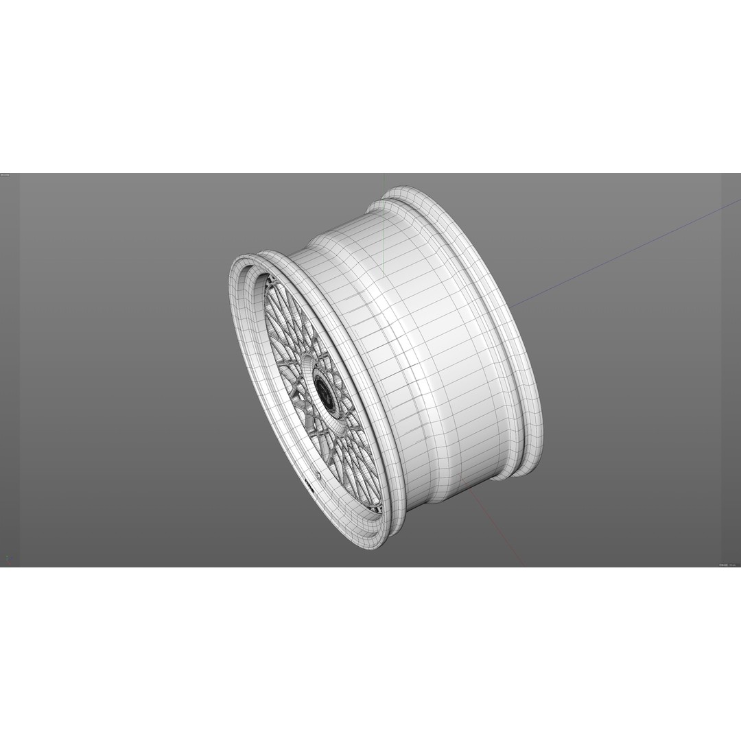 HRE VintageSeries 501 FMR 3D Model – Low Poly Vehicle Part, FBX, OBJ - View 31