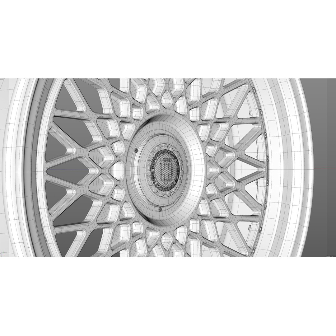 HRE VintageSeries 501 FMR 3D Model – Low Poly Vehicle Part, FBX, OBJ - View 34