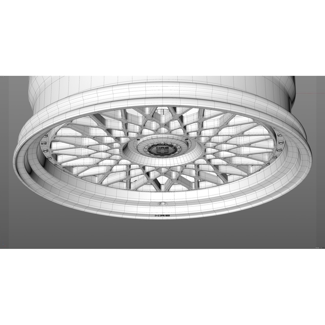 HRE VintageSeries 501 FMR 3D Model – Low Poly Vehicle Part, FBX, OBJ - View 35