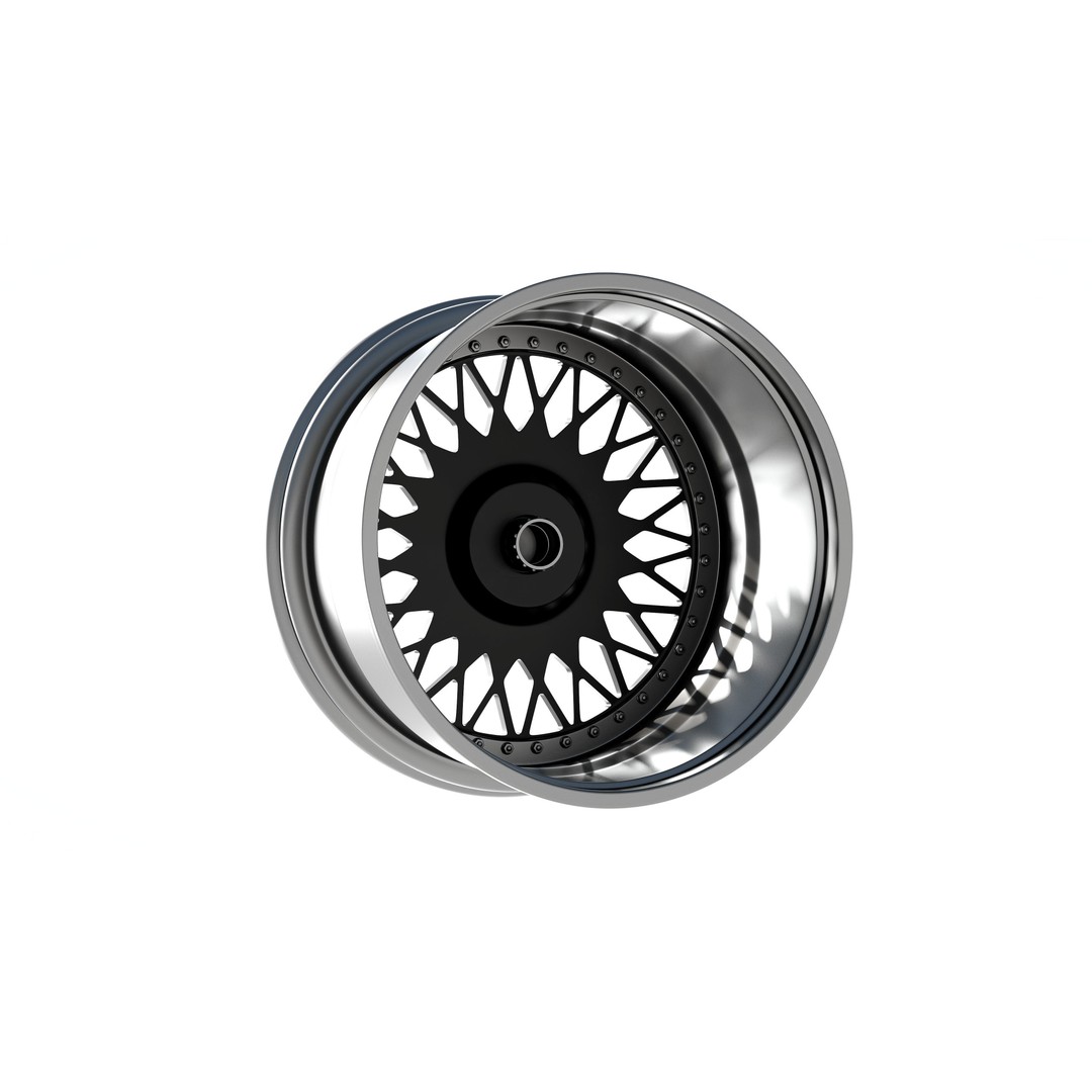HRE VintageSeries 501 FMR 3D Model – Low Poly Vehicle Part, FBX, OBJ - View 6