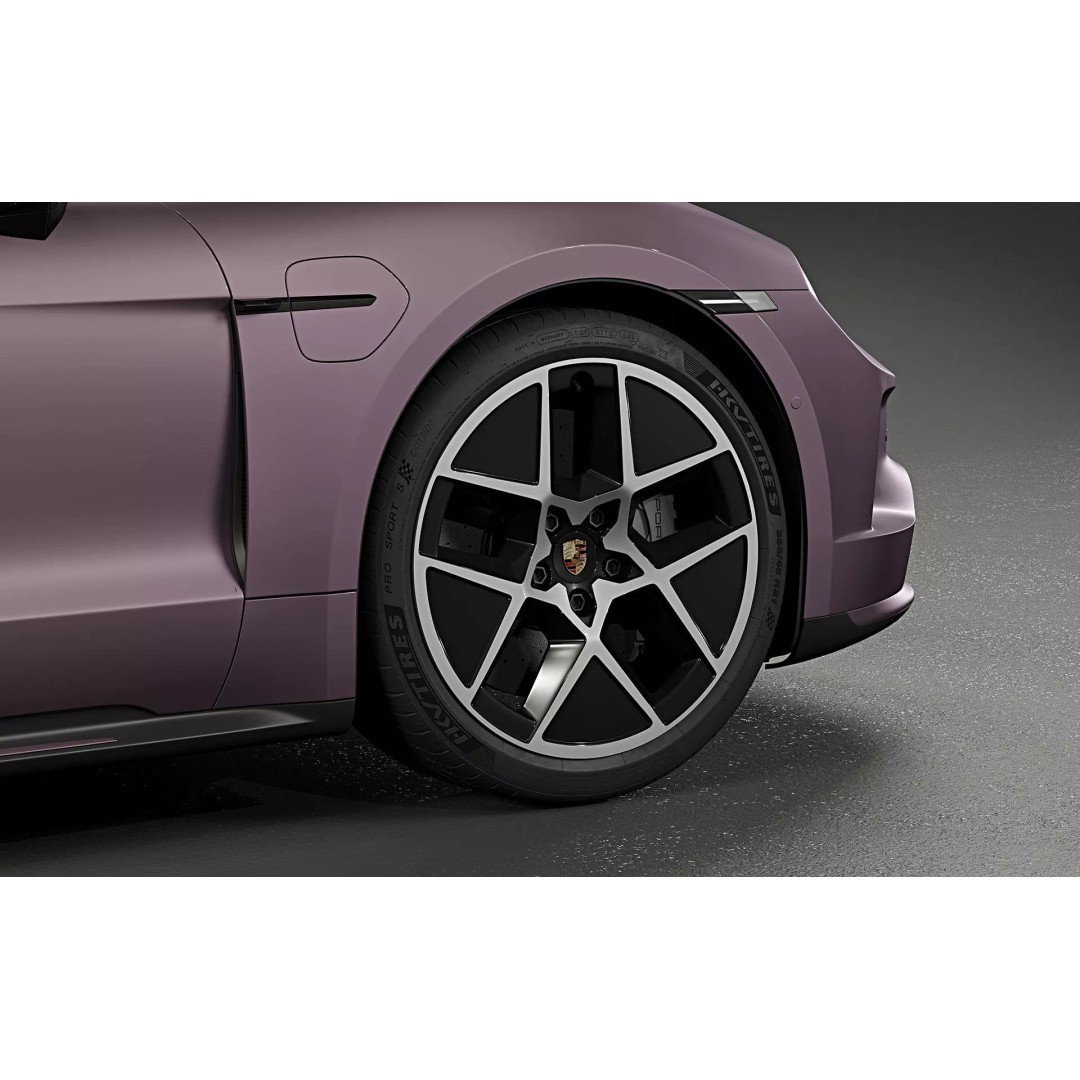 2025 Porsche Taycan Sport Turismo 3D Model – High Poly Game Asset, PBR Textures - View 15