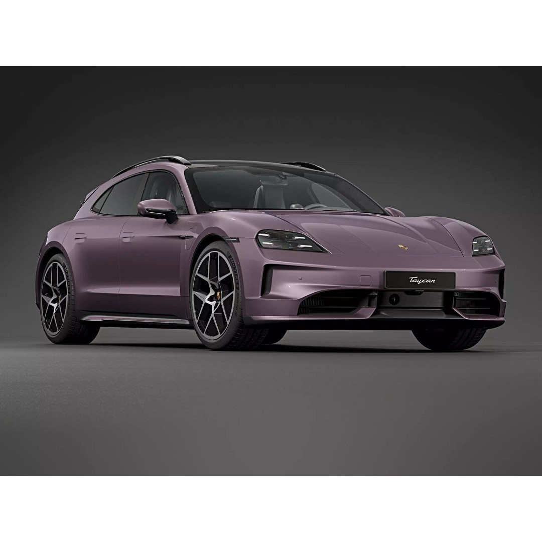 2025 Porsche Taycan Sport Turismo 3D Model – High Poly Game Asset, PBR Textures - View 2