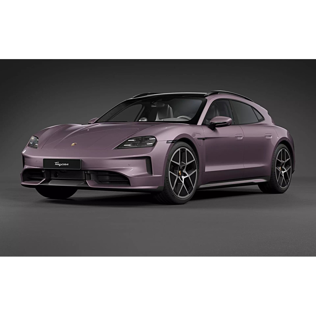 2025 Porsche Taycan Sport Turismo 3D Model – High Poly Game Asset, PBR Textures - View 6