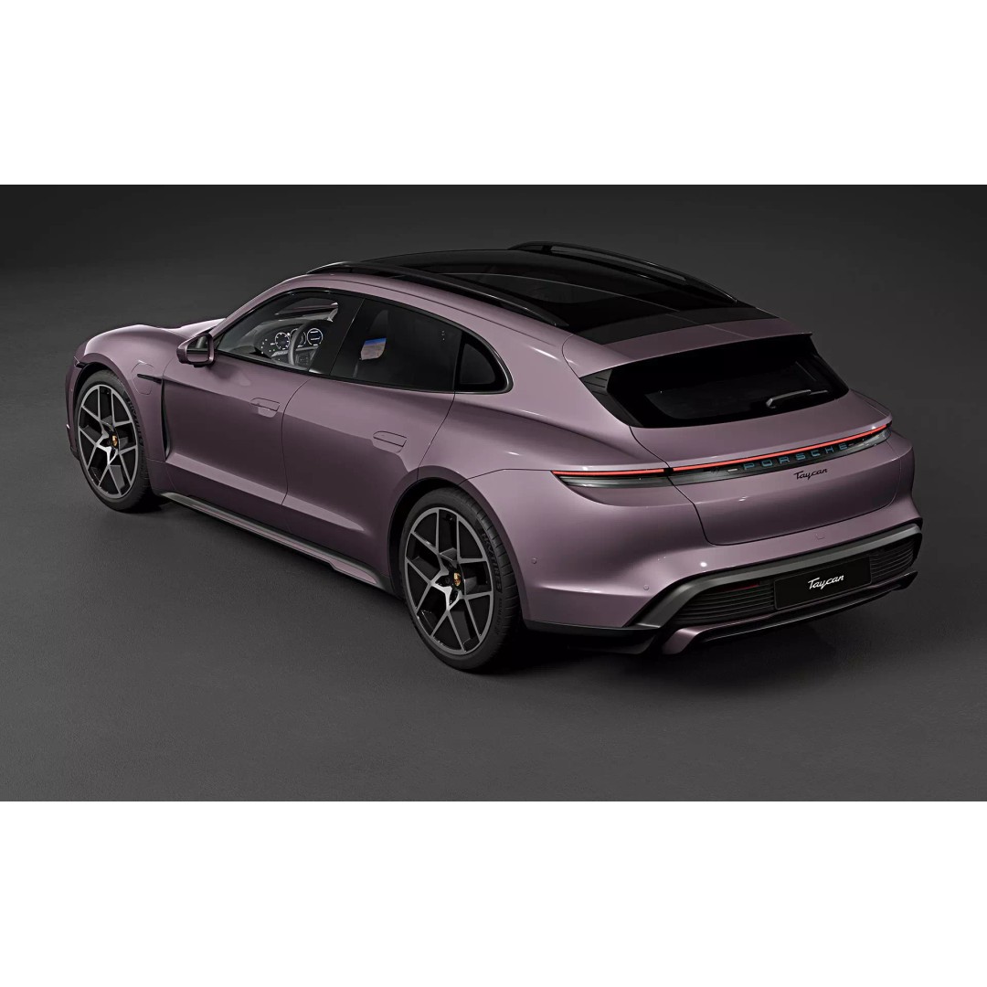 2025 Porsche Taycan Sport Turismo 3D Model – High Poly Game Asset, PBR Textures - View 7