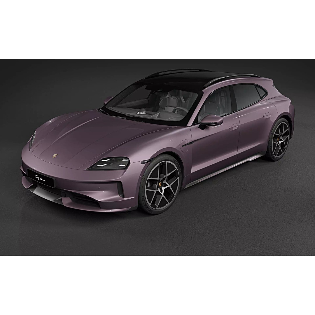 2025 Porsche Taycan Sport Turismo 3D Model – High Poly Game Asset, PBR Textures - View 8
