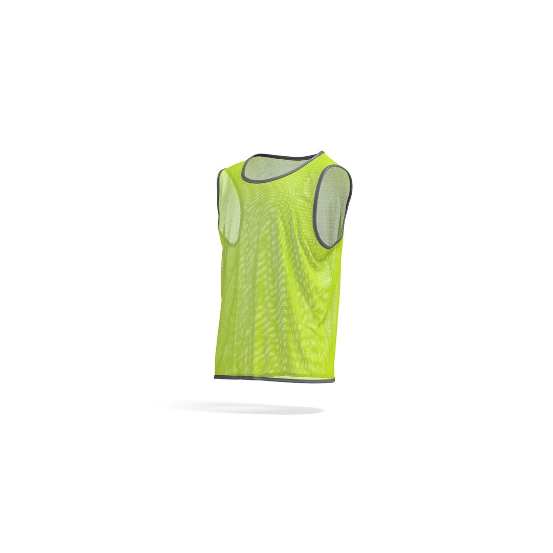 Green Football Team Practice Vest 3D Model – PBR Game-Ready Asset, FBX, OBJ - View 3