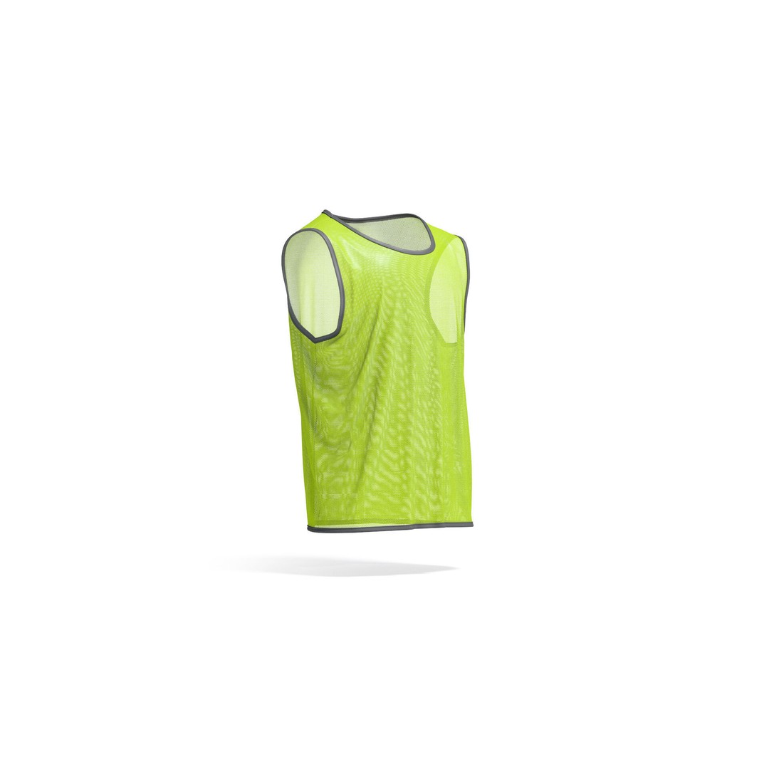 Green Football Team Practice Vest 3D Model – PBR Game-Ready Asset, FBX, OBJ - View 5