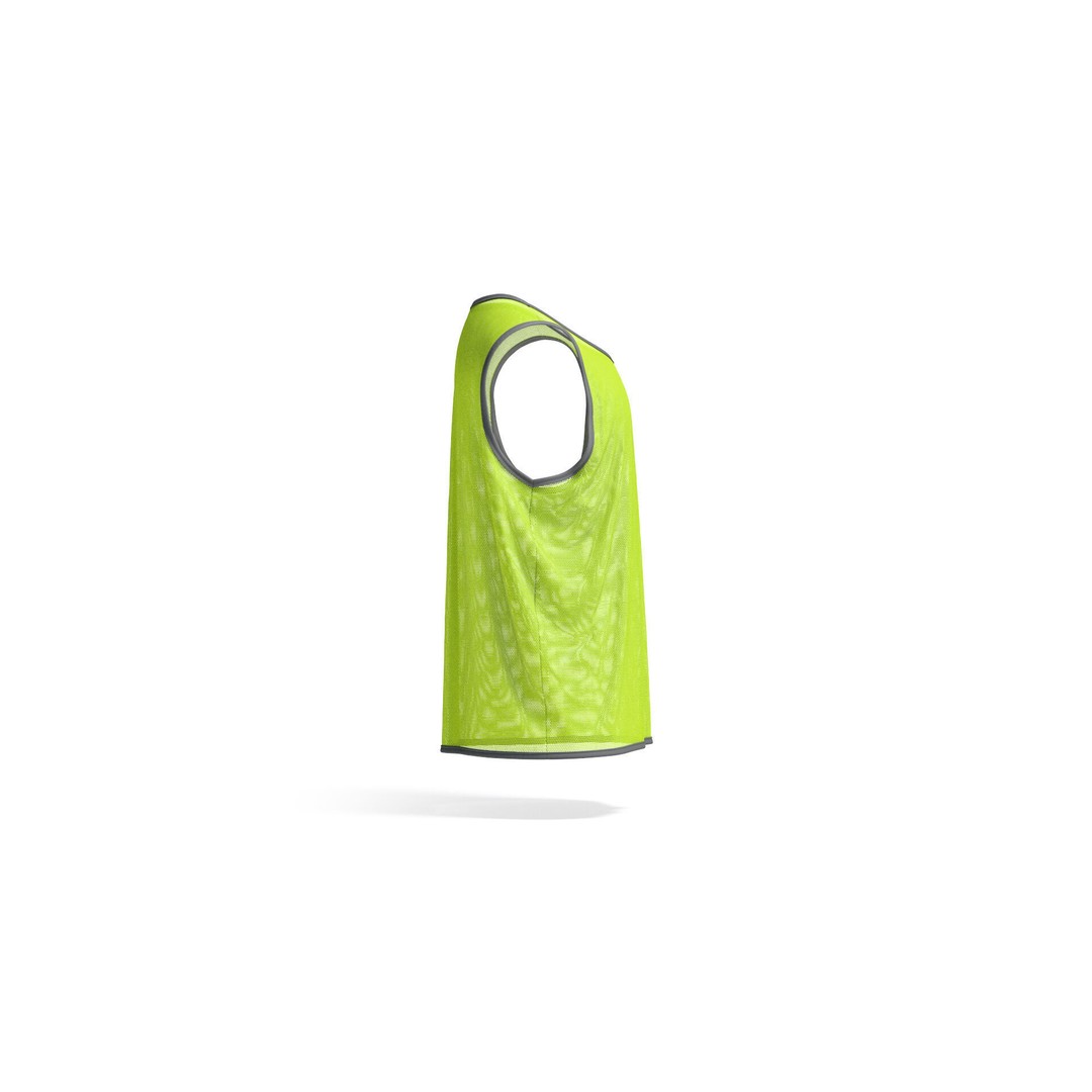 Green Football Team Practice Vest 3D Model – PBR Game-Ready Asset, FBX, OBJ - View 6