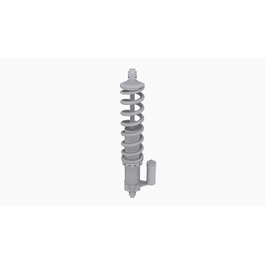 QA1 MOD Series Coilovers 3D Model – Low Poly Game Ready Asset, FBX, OBJ - View 10
