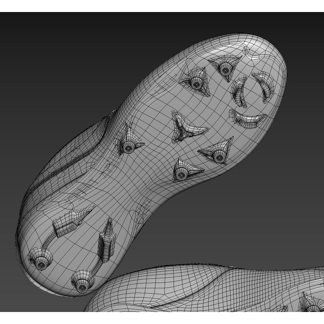 Green Football Boots 3D Model – Photorealistic Footwear, FBX, OBJ - View 10