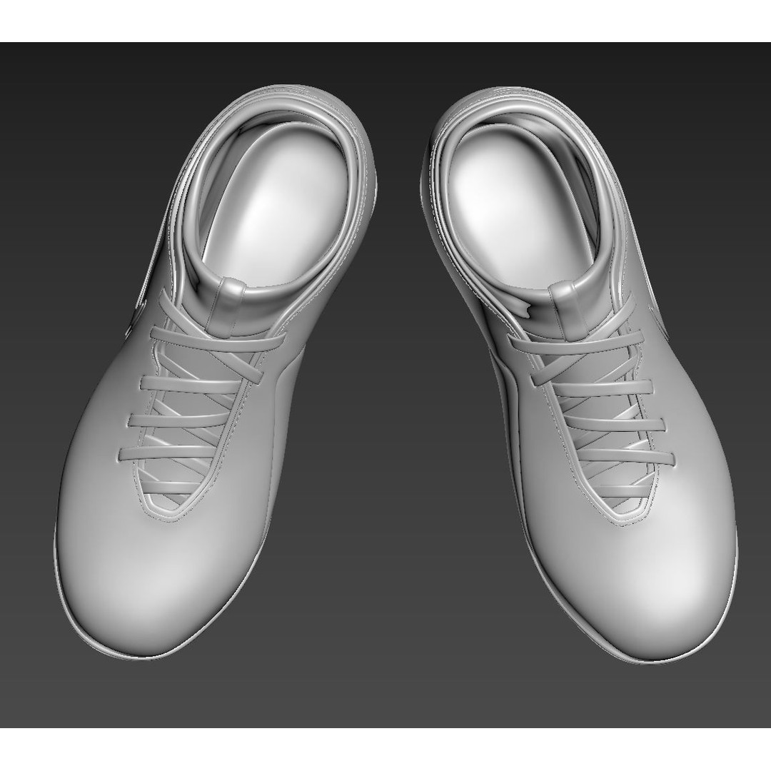 Green Football Boots 3D Model – Photorealistic Footwear, FBX, OBJ - View 15
