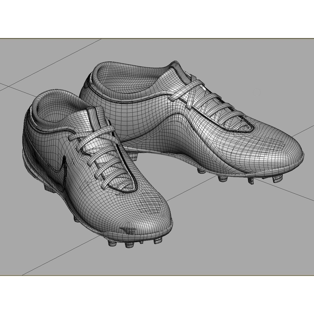 Green Football Boots 3D Model – Photorealistic Footwear, FBX, OBJ - View 5